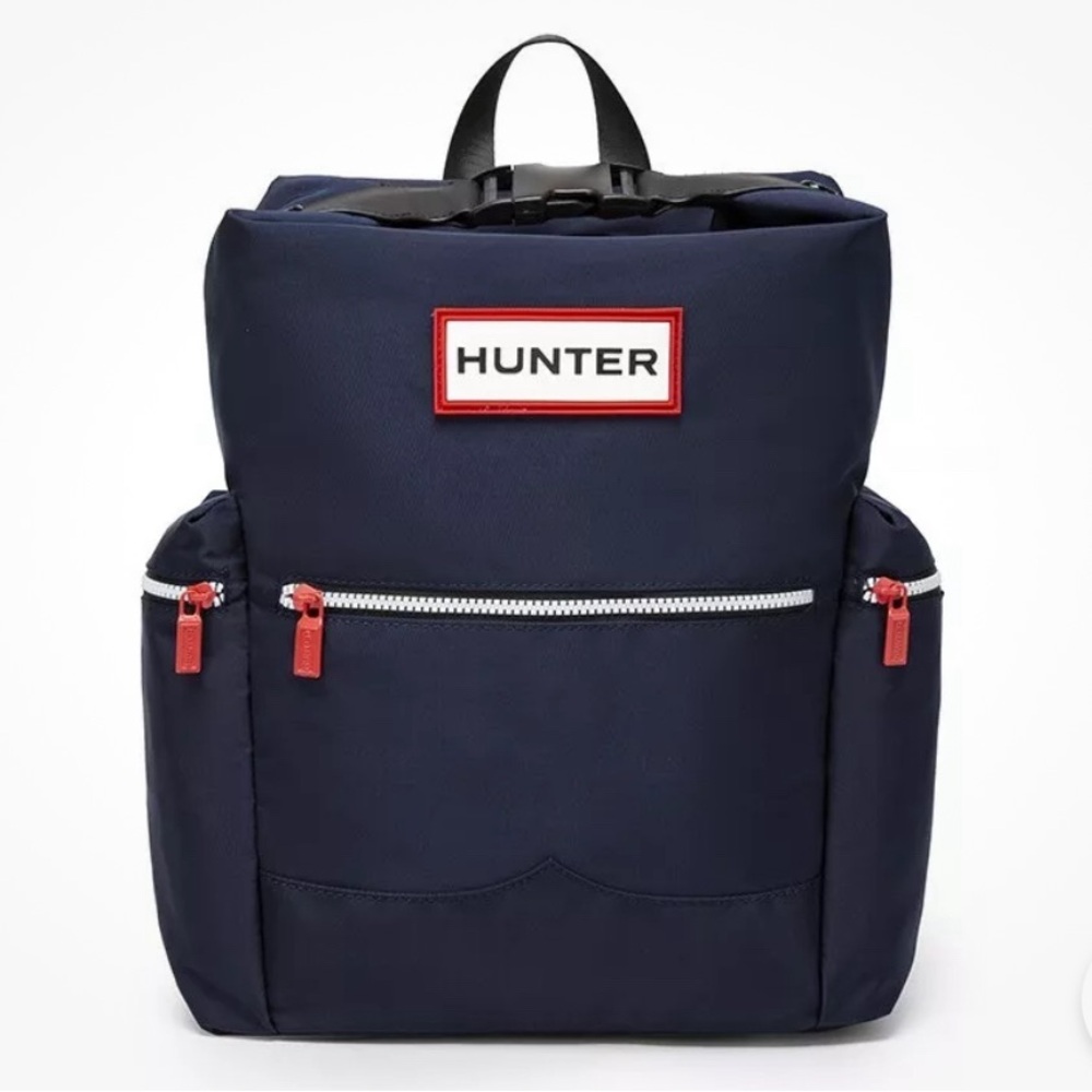 HUNTER Nylon Backpack - Navy Blue